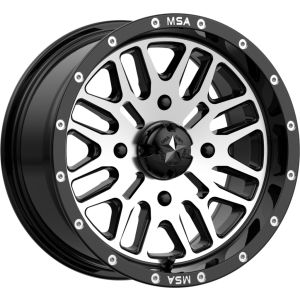 MSA M38 Brute 14x7 ATV/UTV Wheel - Machined (4/110) +10mm [M38-04710]