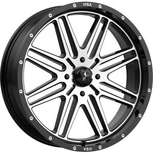 MSA M38 Brute 22x7 ATV/UTV Wheel - Machined (4/137) +10mm [M38-022737]