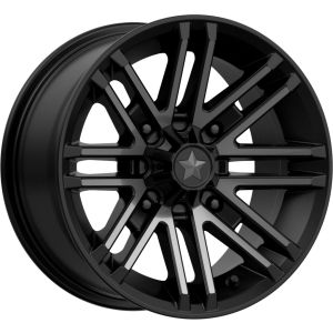 MSA M40 Rogue 14x7 ATV/UTV Wheel - Satin Black (4/110) +10mm [M40-04710]