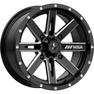 MSA M41 Boxer 15x7 ATV/UTV Wheel - Milled (4/110) +10mm [M41-05710]