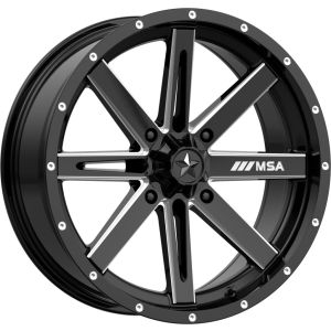 MSA M41 Boxer 18x7 ATV/UTV Wheel - Milled (4/137) +10mm [M41-018737]