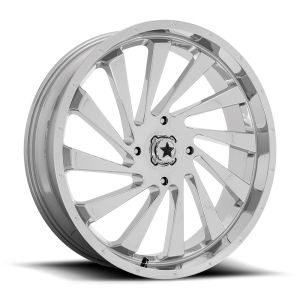 MSA M46 Blade 18x7 ATV/UTV Wheel - Chrome (4/137) +0mm