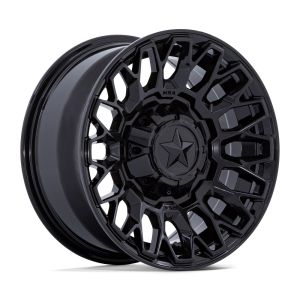 MSA M50 Clubber 14x7 ATV Wheel-Gloss Black (4/137+4/156) +10mm