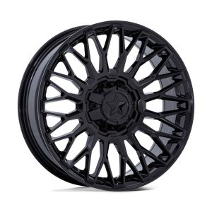 MSA M50 Clubber 20x7 ATV Wheel- Gloss Black (4/137+4/156) +0mm [MA050BX20704A00]