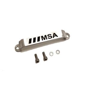 MSA R-Forged Brushed Aluminum Bolt-On Center Nameplate For 4/137 Wheel