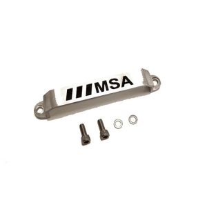 MSA R-Forged Brushed Aluminum Bolt-On Center Nameplate For 4/110 Wheel