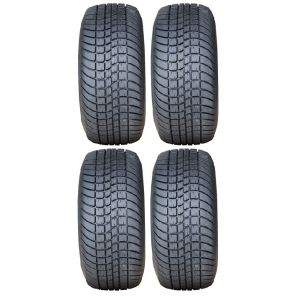 Full set of MotoSport EFX Pro Rider 205x50-10 (4ply) Golf Cart Tires (4)