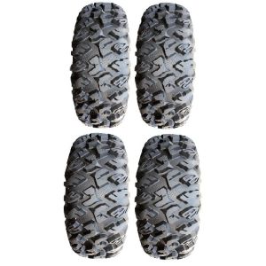 Full set of MotoSport EFX MotoClaw (6ply) 26x9-12 and 26x11-12 ATV Tires (4)