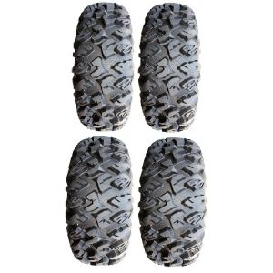 Full set of MotoSport EFX MotoClaw (8ply) 28x9-15 and 28x11-15 ATV Tires (4)