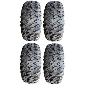 Full set of MotoSport EFX MotoClaw (8ply) Radial ATV Tires 33x10-18 (4)