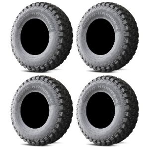 Full set of EFX MotoHammer (8ply) Radial 27x9-14 and 27x11-14 ATV Tires (4)