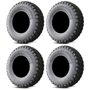 Full set of Motosport EFX MotoHammer (8ply) Radial 30x10-14 ATV Tires (4)