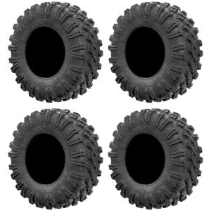 Full set of Motosport EFX MotoRavage (8ply) Radial 27x10-14 ATV Tires (4)