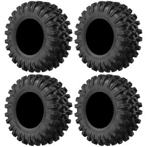 Full set of Motosport EFX MotoRavage XL (8ply) Radial 40x10-18 ATV Tires (4)