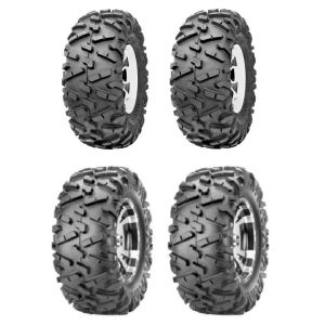 Full set of Maxxis BigHorn 2.0 Radial 24x8-12 and 24x10-11 ATV Tires (4)