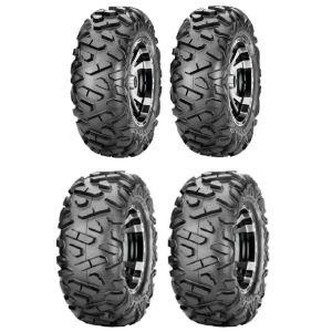 Full set of Maxxis BigHorn Radial 25x8-12 and 25x10-12 ATV Tires (4)