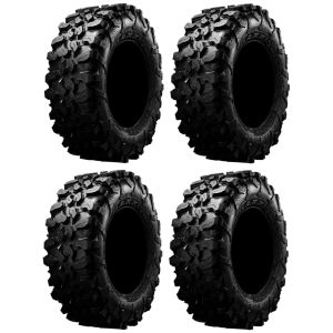 Full set of Maxxis Carnivore Radial (8ply) ATV Tires 29x9.5-15 (4)