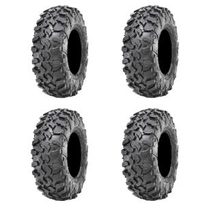 Full set of Maxxis Carnivore Radial (8ply) ATV Tires 35x10-17 (4)