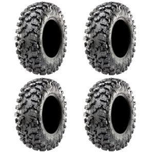 Full set of Maxxis Carnivore R/T Radial (8ply) ATV Tires 30x10-14 (4)