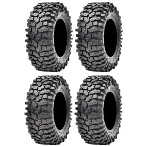 Full set of Maxxis Roxxzilla Radial (8ply) ATV Tires 30x10-14 (4)