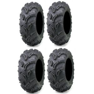 Full set of Maxxis Zilla 26x9-14 and 26x11-14 ATV Mud Tires (4)