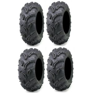 Full set of Maxxis Zilla 30x9-14 and 30x11-14 ATV Mud Tires (4)