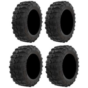 Full set of Pro Armor Dual Threat (10ply) 26x9-14 and 26x11-14 ATV Tires (4)