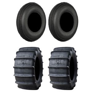 Full set of Pro Armor Sand 30x11-14 and 30x14-14 ATV Tires (4)