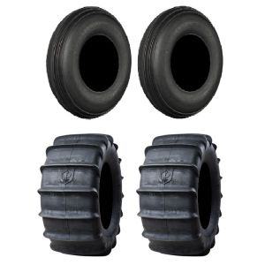 Full set of Pro Armor Sand 30x11-15 and 30x14-15 ATV Tires (4)