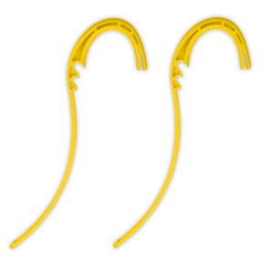 Yellow Slydog Powder Hound Ski Loops (Pair)