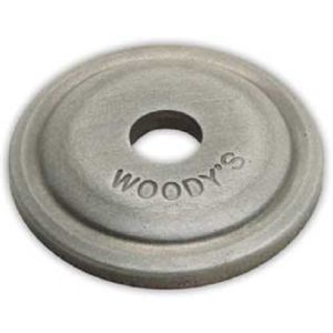 Woody's Traction Aluminum Round Support Plates - 96 Pack