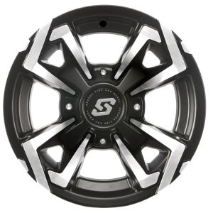 Sedona Riot ATV Wheel - Machined/Black [14x7] 4/110 +10mm [570-1258]