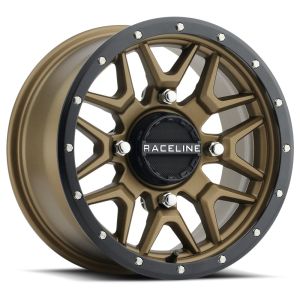 Raceline Krank 14x7 ATV/UTV Wheel - Bronze (4/110) +10mm