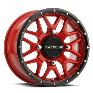 Raceline Krank 14x7 ATV/UTV Wheel - Red (4/156) +38mm [A94R-47056+38]