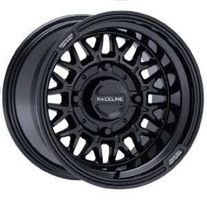 Raceline Omega 15x10 Wide ATV/UTV Wheel - Gloss Black (4/137) +0mm