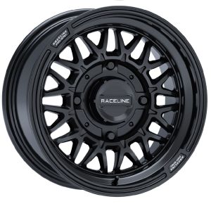 Raceline Omega 15x7 ATV/UTV Wheel - Gloss Black (4/137) +10mm