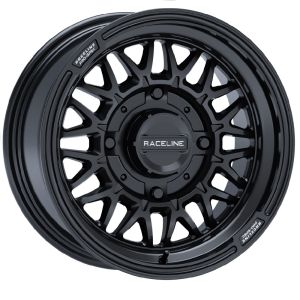 Raceline Omega 15x7 ATV/UTV Wheel - Gloss Black (4/156) +10mm [A13GB-57056+10]