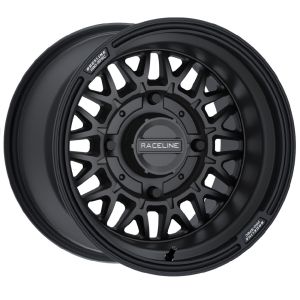 Raceline Omega 15x7 ATV/UTV Wheel - Satin Black (4/137) +10mm [A13B-57037+10]