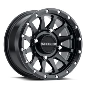 Raceline Trophy 14x7 ATV/UTV Wheel - Satin Black (4/110) +10mm [A95B-47011+10]