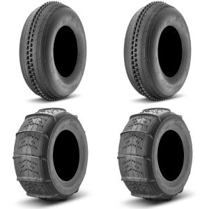 Full set of Super ATV SandCat 30x11-14 and 30x13-14 ATV Tires (4)