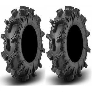 Pair of Super ATV Terminator Max (6ply) ATV Mud Tires 28x10-14 (2)