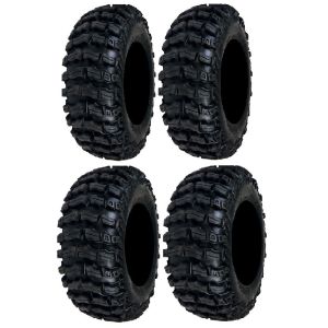 Full set of Sedona Buzz Saw R/T 26x9-14 and 26x11-14 ATV Tires (4)