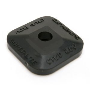 Stud Boy Black Super-Lite Plus Single Backers Square 24 Pack [2462-P1-BLK]