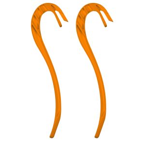 Orange Crush Slydog Hell Hound Ski Loops (Pair)