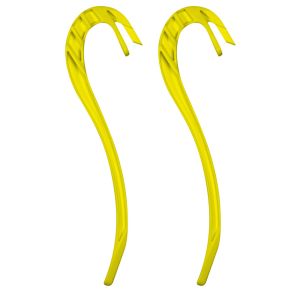 Sunburst Yellow Slydog Hell Hound Ski Loops (Pair)