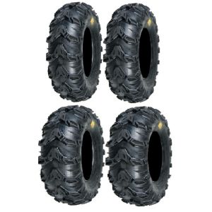 Full set of Sedona Mud Rebel 26x9-12 and 26x12-12 ATV Tires (4)