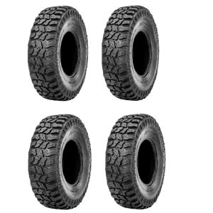 Full set of Sedona Ridge Saw 2.0 (8ply) 25x8-12 and 25x10-12 ATV Tires (4)