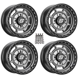 Sedona Rift 15x7 ATV Wheels Grey Sportsman 550 850 1000