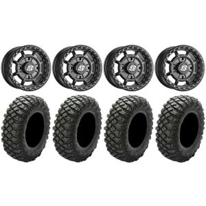 Sedona Rift 15x6 Wheels Black 28