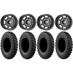 Sedona Rift 15x6 Wheels Black 28